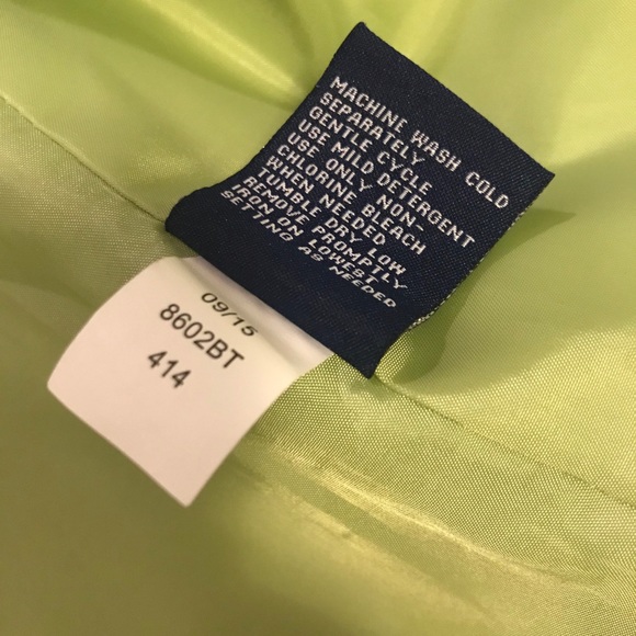MacIntosh-New England lime green breaker jacket - Picture 4 of 4